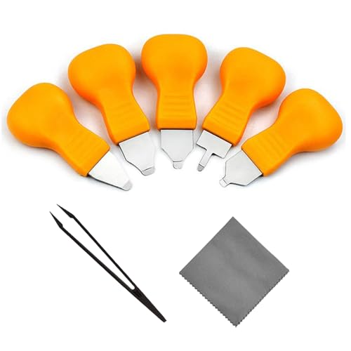 TICFROG Watch Battery Replacement Tool Kit Pry Open, 7 in 1 Wristwatch Case Back Opener Tool Set with 5 Difference Type of Watch Back Remover Tools and Anti-Static Tweezers, 4 Colors