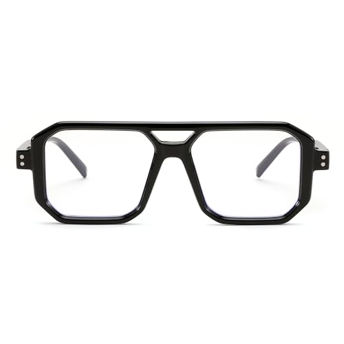 Image of FEISEDY Blue Light Blocking Glasses, Aviator Frame Computer Reading /Gaming /TV /Phones Glasses for Women Men B0165