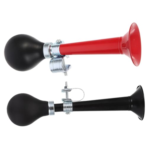 Yardwe Irhorn for Bicycles Bike Horn Squeeze Bugle Metal Bike Horn Mountain Bike Bell Quick Installati