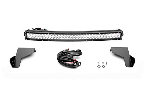 ZROADZ 2019-2022 Chevrolet Silverado 1500 Front Bumper Top LED Kit, incl. 30 Inch LED Curved Double Row Light Bar, Z322282-KIT