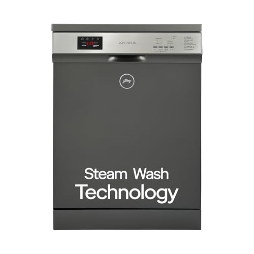 Image of Godrej Eon Dishwasher | Steam Wash Technology |13 place setting | Perfect for Indian Kitchen| A+++ Energy rating | DWF EON VES 13Z STI GPGR