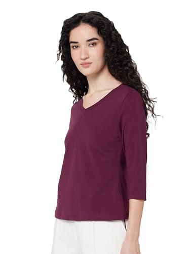 Image of BlissClub Women's Cotton Blend Regular fit T-Shirt