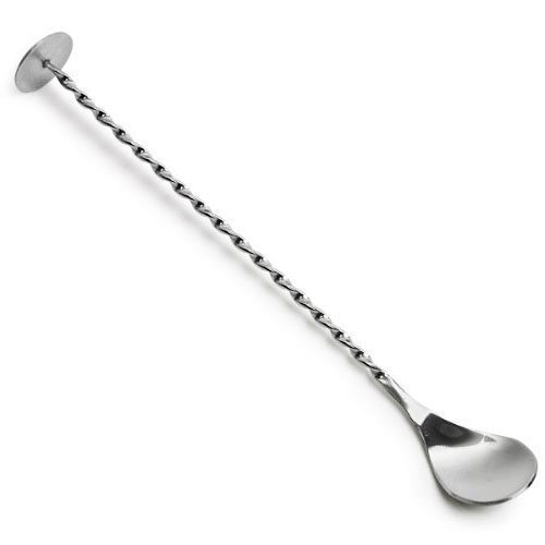 Jooks Stainless Steel Mixing Spoon Mixing Long Cocktail Spoon Cocktail Stirrer Spoon Bar Spoon Drink Mixer Twist Cup Glass