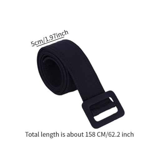 Women Trench Coat Belt Lightweight Modern Wide Waistband for Jackets Dresses Outerwear 62.2inch Length- Deep Blue2