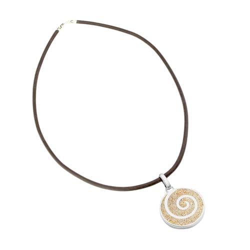 Pendientes de plata SANDSPIRALE el regalo ideal con auténtica arena de playa para ella