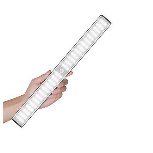 78 LED Rechargeable Motion Sensor Closet Light Bulbs Operated Wireless Motion Nightlight Portable Magnetic Security Closet Light Stick Up Motion Sensor Night Lights (1 Pack)