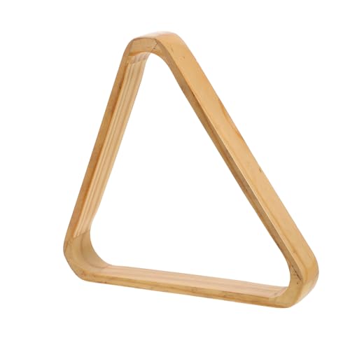 VANZACK Set Wooden Pendulum Ball Tripod Pool Table para Triangle Weight Rack Snooker Ball Rack Billiard Tray Billiard Ball Triangle Rack Pool Balls Solid Brown