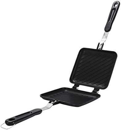 Sandwich Maker, Double-Coated Non-Stick Grilled Sandwich and Panini Maker, Hot Sandwich Maker Pan Nonstick Aluminum Flip Pan