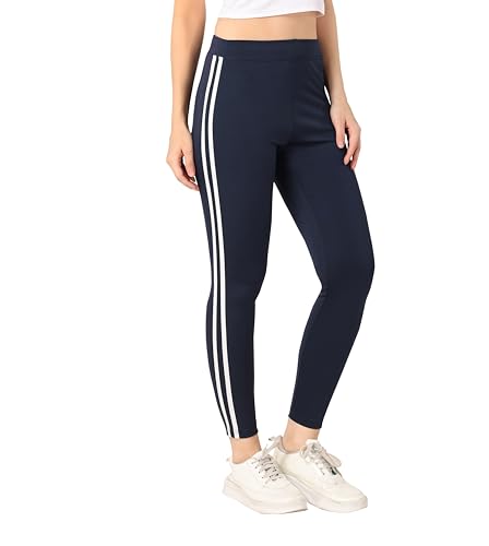 Image of TRASA Women's and Girls Skinny Fit Gym High Waist, Workout Trackpants 4 Way Stretch Yoga Pants, Available Sizes:- S,M,L,XL,2XL,3XL