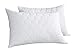 Home Elements Quilted White Goose Feather Standard Pillow (Set of 2)