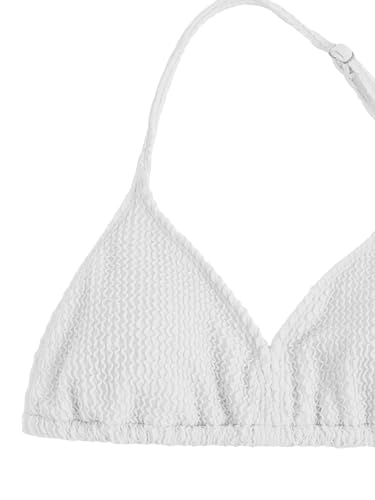 Image of SHENHE Girl's 3 Piece Swimsuits with Cover Up Skirt Halter Triangle Bathing Suits Bikini Set