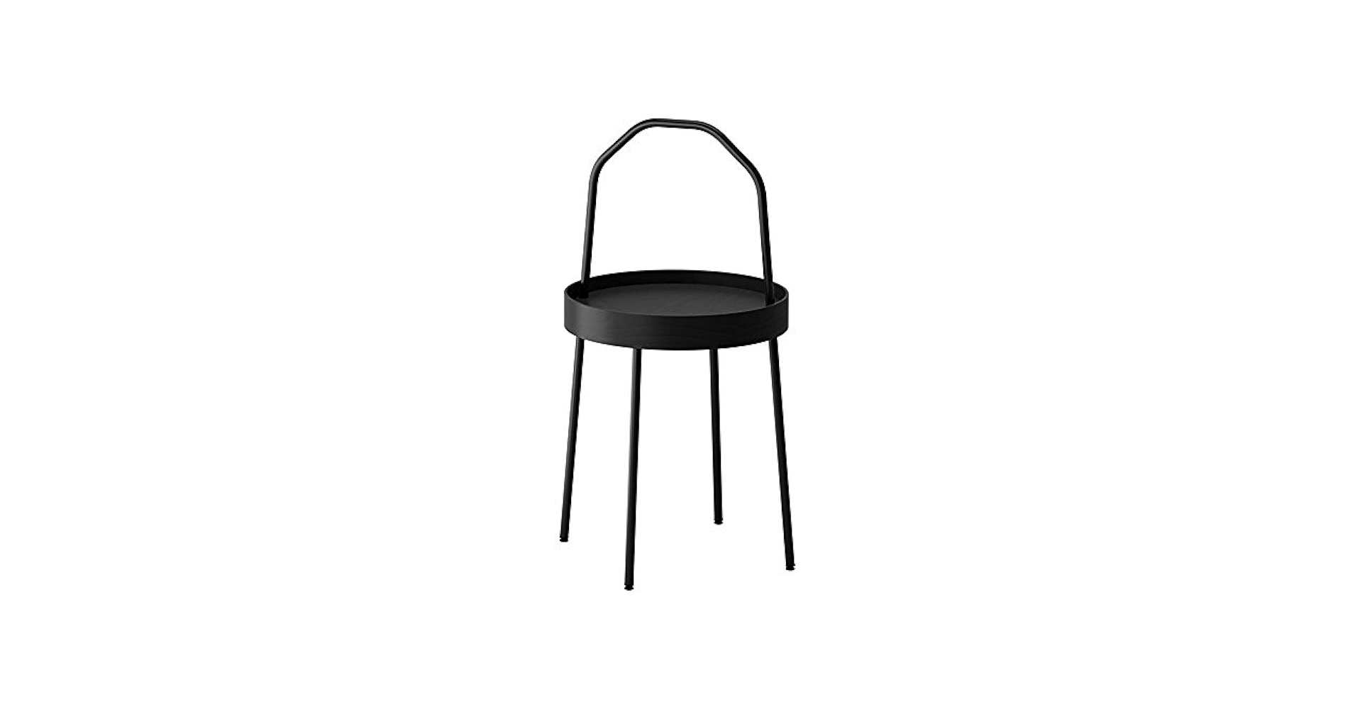 Amazon｜IKEA/イケア BURVIK：サイドテーブル ブラック