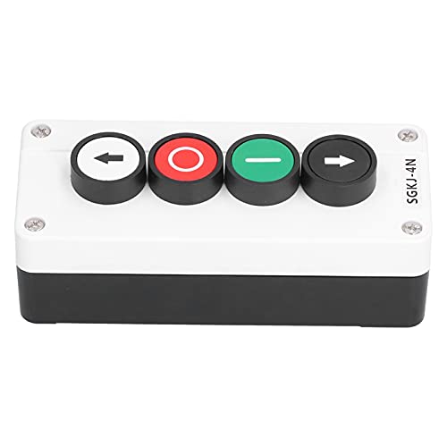 Boîtier de commande à bouton-poussoir momentané 400 V CA avec butée de montée/descente pour treuil, porte sectionnelle, pont élévateur, pont roulant. Indice de protection IP32