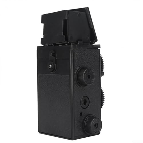 HomeVortex Cámara SLR de estilo vintage de 35 mm, diseño portátil, color negro, fácil de usar, compatible con varios tipos de película