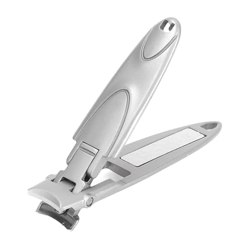 BTSEURY German Nail Clipper, Stainless Steel Nail Trimmer, Anti Splashing Portable Ultra Thin German Fingernail Toenail Clippers