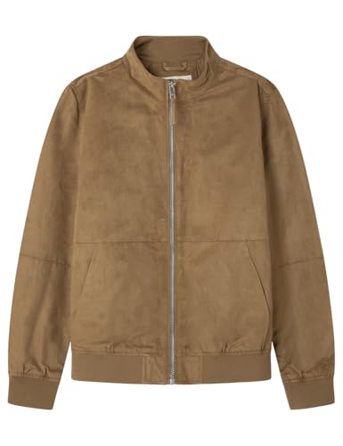 Springfield Suede Funnel with Zip Closure, Pocket Cuffs, Bottom And