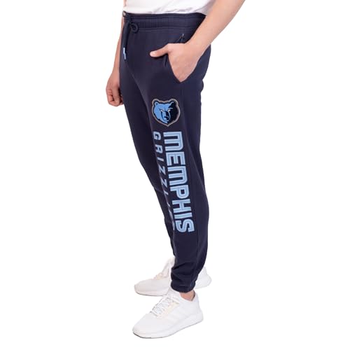 Ultra Game Men's NBA Official Super Soft Team Jogger Sweatpants, Memphis Grizzlies, Navy, X-Large by Ultra Game - Used condition - Image 2