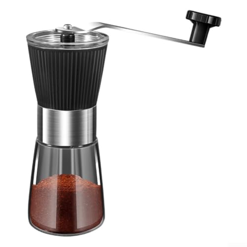 Molinillo de café manual 304 ajustable color marrón para expreso 4