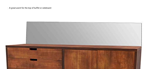 Marketing Holders 12" X 48" Acrylic Mirror Sheet Edge With Film Masking Lightweight Durable Ideal For Home Architectural Design Kids Vanity Gym #TOP1