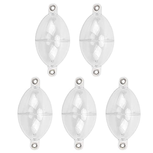 CHICIRIS Fishing Float Ball, Fishing Float Ball Bubble, 5Pcs Fishing Bubble Floats Sea Coarse Controller Fishing Float Ball Fish Tackle Accessories (White)