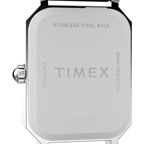 Image of TIMEX Trend White Rectangle Dial Analog Women's Watch - TW2Y008007I