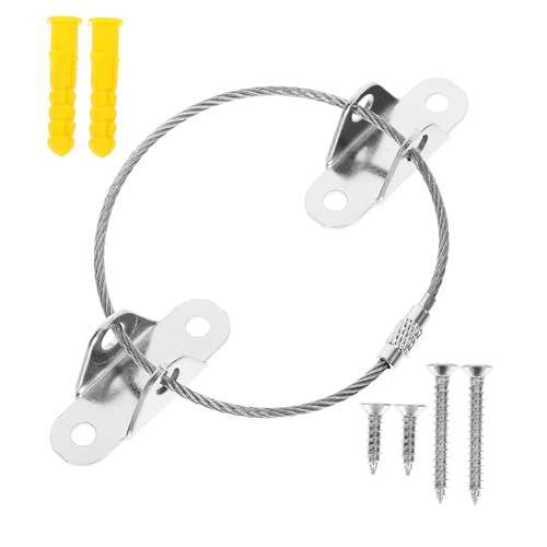 Abaodam 2セット 防倒器五包 家具用転倒防止 ップ 耐久性 製 固定具 ネット ドレッサー対応 家具の転倒防止と 環境維持