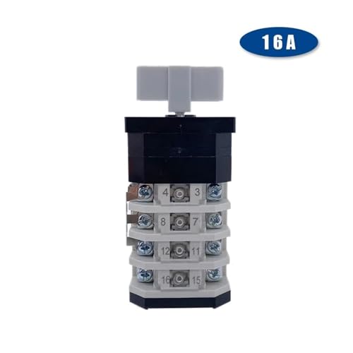 Conmutador LW12-16/4 rotatorio de 4 polos 16A con interruptor universal de levas 4