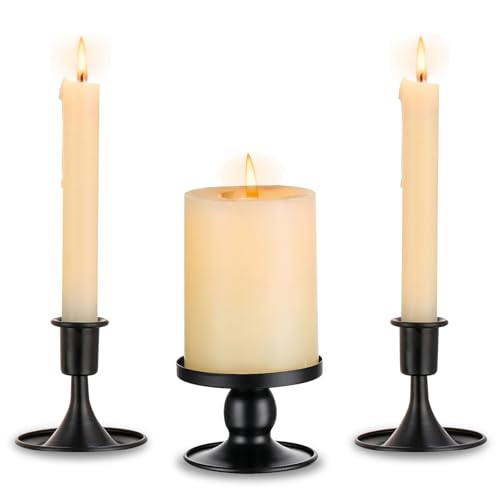 Unity Candle Holder - Black Unity Candle Holders for Weddings, Me...