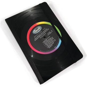 Vinyl Record Notebook - Real Reused Vinyl Record