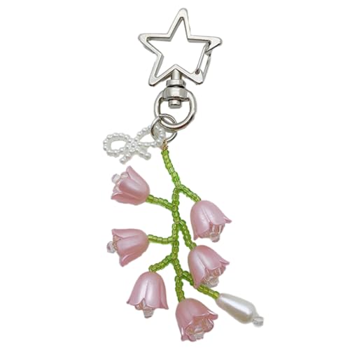 Handmade Beads Keychain Durable Material for Detail Oriented Individuals