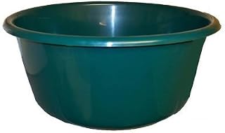 LUCY PLASTIC GREEN LARGE ROUND KITCHEN WASHING UP BOWL