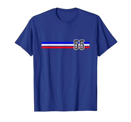 Image of 55 Fifty Five League Wins in Scottish Football T-Shirt, Men, Royal Blue, Large