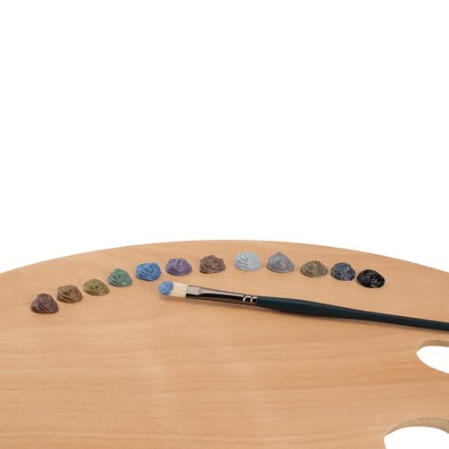 Artist Oil Colors, Single 50ml Tube, Mid Grey Highly Pigmented Triple Milled Rich Subtle Greys From The Tube