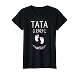 Mujer Idea regalo Future Tata 2021 - Altavoz para embarazo Camiseta