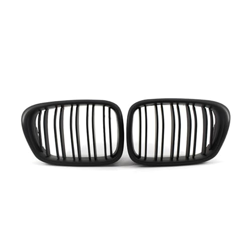 Grille pare-choc E39 double ligne gloss black haute résistance aux impacts