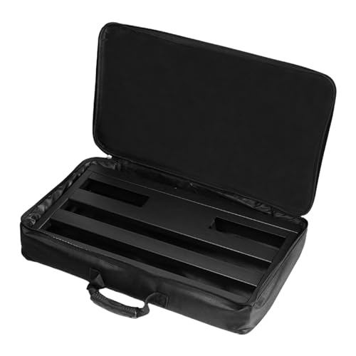 Generic Placa de pedal de guitarra bolsa de transporte acessório de guitarra pedalboard bolsa com zíper capa para pedal de guitarra