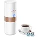 Produktbild Aicok Tragbarer Mini-Kaffeemaschine, K-Cup, NS Nespresso kompatibel mit Filter, 150 ml, ideal für Auto, Zuhause, Büro und Reisen etc. (Elfenbeinweiß) [Energieklasse A+++]