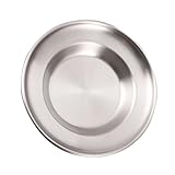 Plateaux de service ronds : assiette de rangement multifonctionnelle, idéale pour servir des collations, des desserts, des fruits, de la viande et d'autres aliments, assiette de service