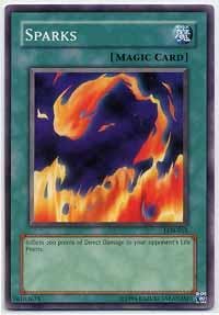 sparks yugioh card YuGiOh! - Sparks LOB-EN055 Common 25th Anniversary Edition Near Mint