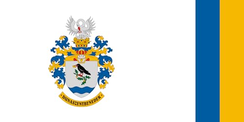 Drapeau Large Dunaszentbenedek de 1.35m² en format drapeau paysage haut de gamme - 2