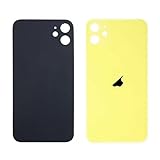 Tapa trasera compatible con iPhone 11 Color: Amarillo Material: Vidrio Compatible con: iPhone 11 A2221 A2111 A2223