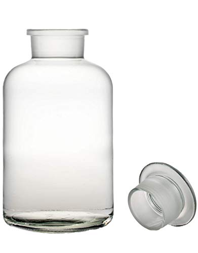 Apothekerflasche 2000ml klarglas inkl. Glasstopfen...