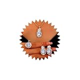Pendientes de fiesta conjunto de collar.Por favor, contacte con nosotros si tiene algún problema de calidad.Nota:siguen siendo nuevos,mantener la etiqueta de Devoluciones y Cambios