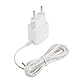 5V 1A Baby Monitor Netzteil 2Meter, Ladekabel für HelloBaby HB50, HB66 Eltern und Baby Einheit Ersatzkabel Netzteil Ladegerät (Weiß, 2M)