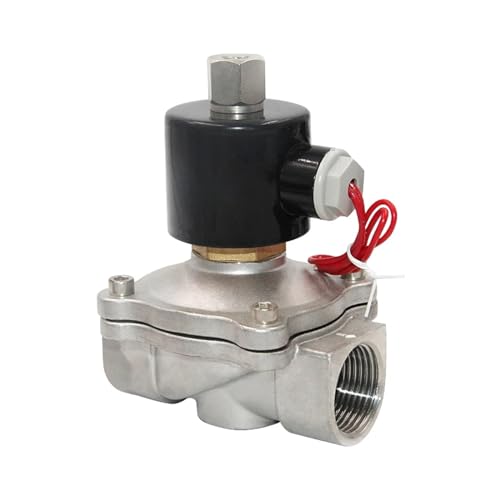 Électrovanne électrique DN8 inox normalement ouverte pour eau et huile - 2