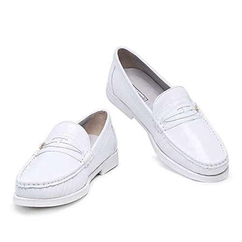Dockside Mocassim Masculino Couro Legítimo (44, Branco)