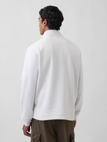Image of Gap Men Printed Standard Fit Collared Neck Full Sleeve Sweatshirt