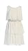 Sweet Kids Girls Sequin Belted Chiffon Dress 12 Off White ( Sk 401)