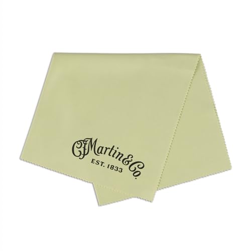 Martin Microfiber Polishing Cloth | Soft Sustainable Cleaning for All Instrument Finishes | Made with Recycled Materials