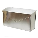 NACH Mailboxes for Outside Wall Mount, 12.5 x 5 x 10 inch, Stainless Steel Mail Box Wall Mounted, Waterproof Mailbox for Door - The Modern Envelope Mailbox
